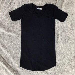 Ava Sky T-Shirt Mini Dress in Black 🖤